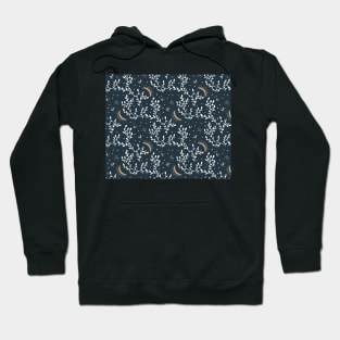 Flower and moon design Hoodie